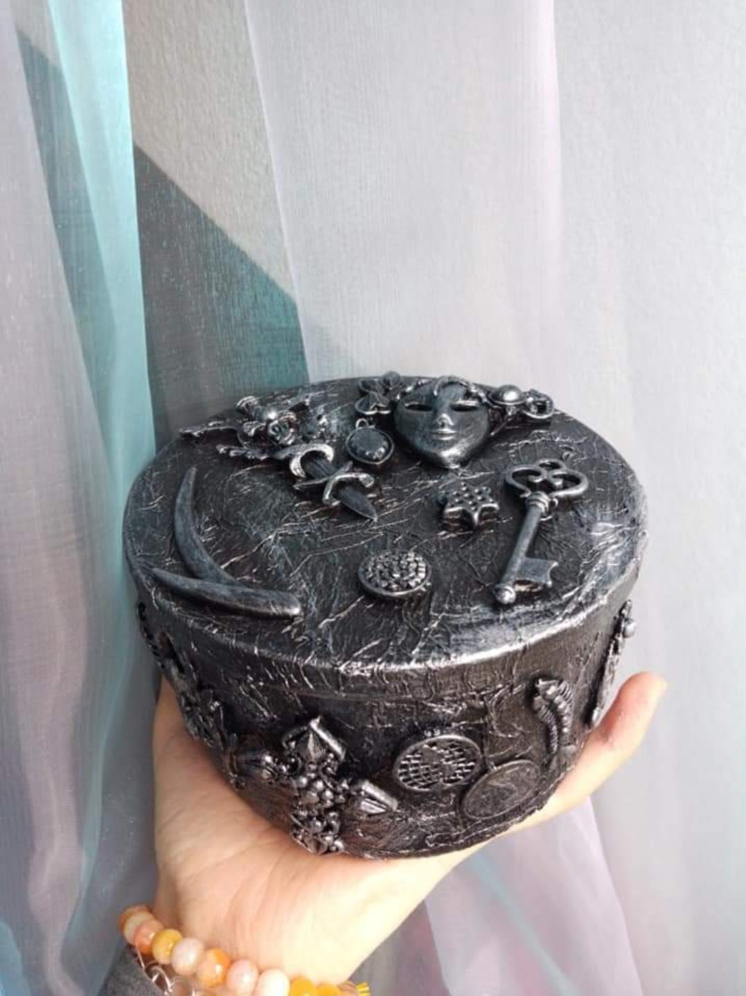 Cutiuță Bijuterii din Sticlă Handmade - Decorațiuni Elly Roose