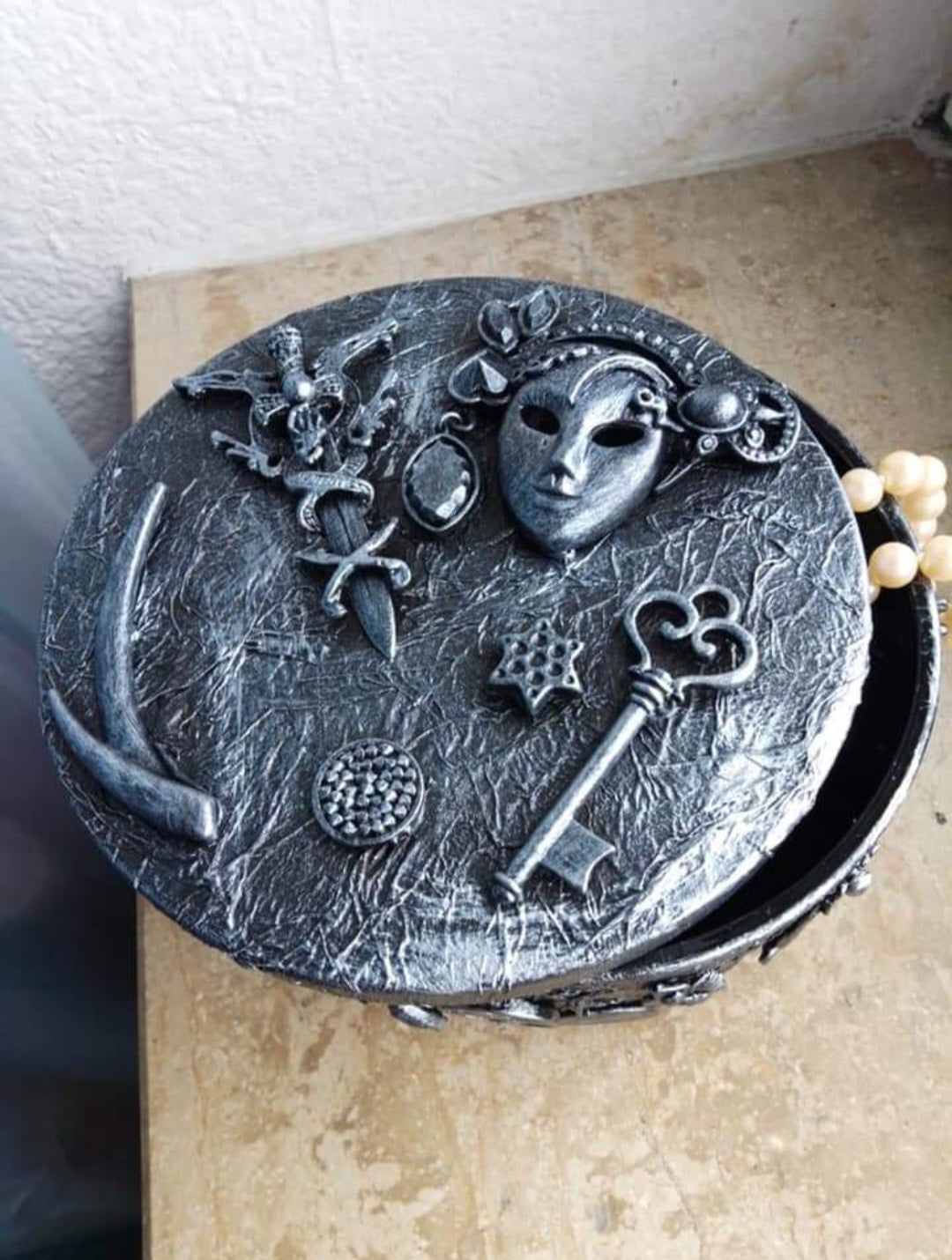 Cutiuță Bijuterii din Sticlă Handmade - Decorațiuni Elly Roose