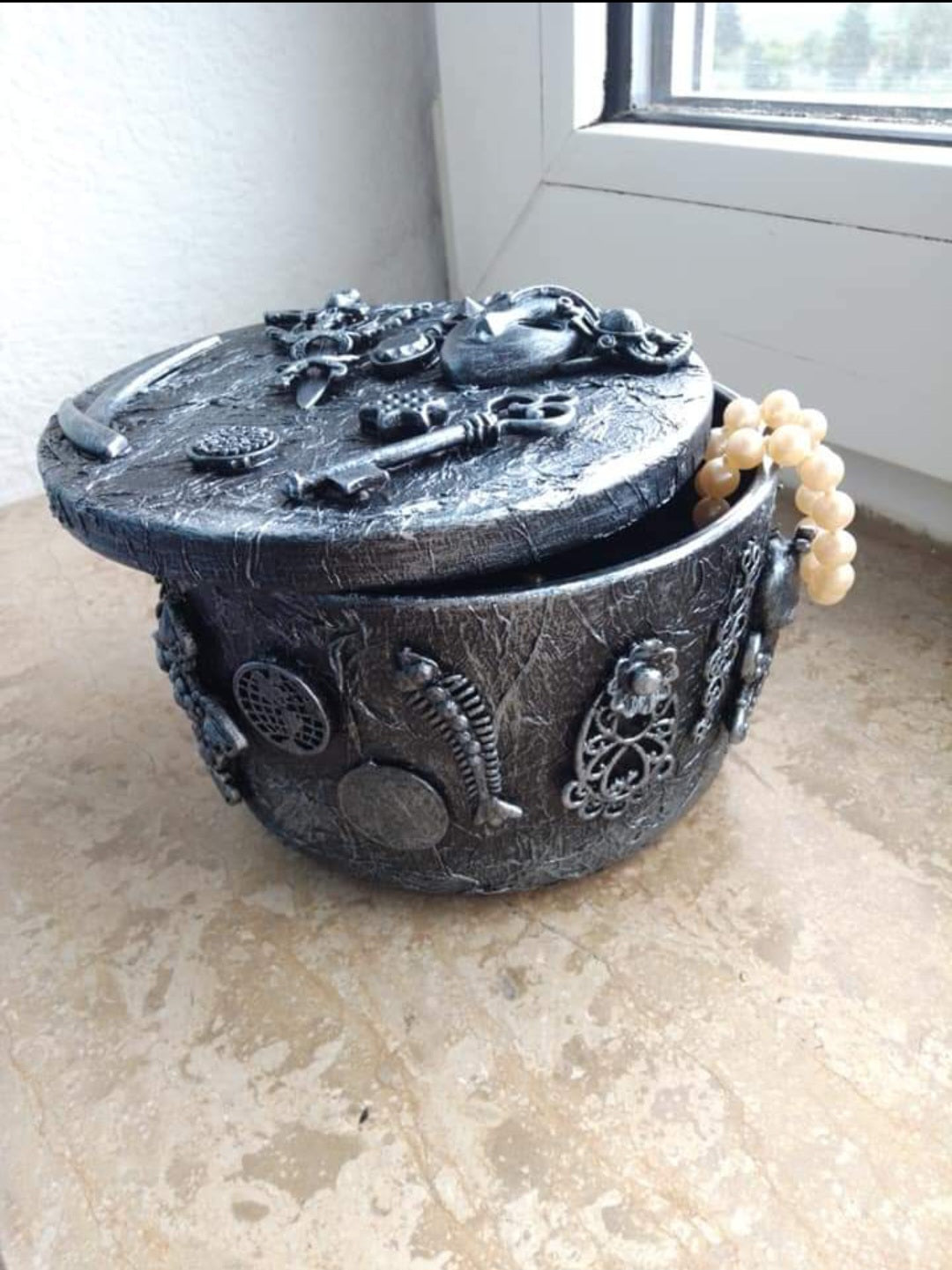 Cutiuță Bijuterii din Sticlă Handmade - Decorațiuni Elly Roose