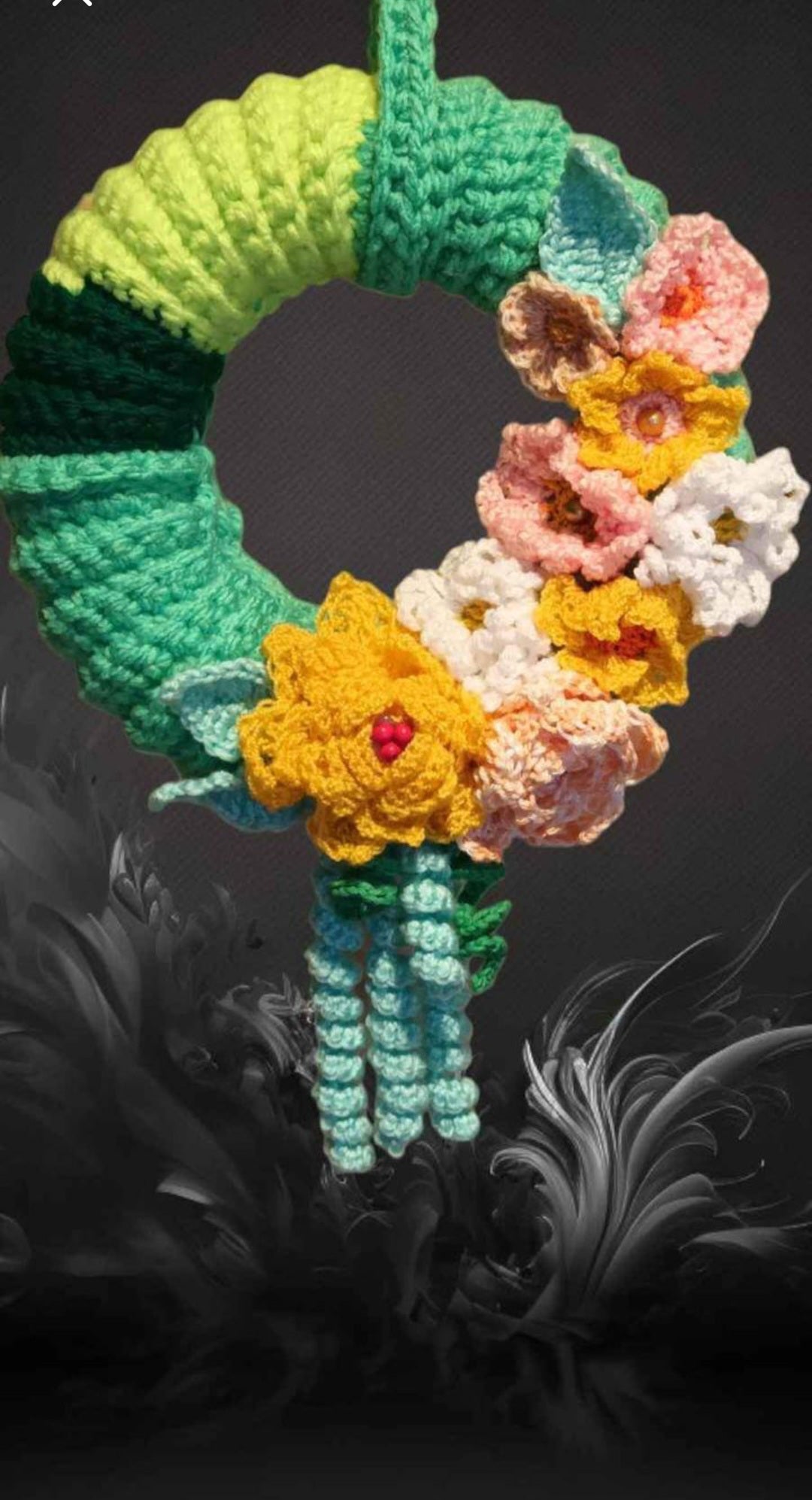 Ghirlandă Croșetată Handmade Decorativă - Decorațiuni Elly Roose