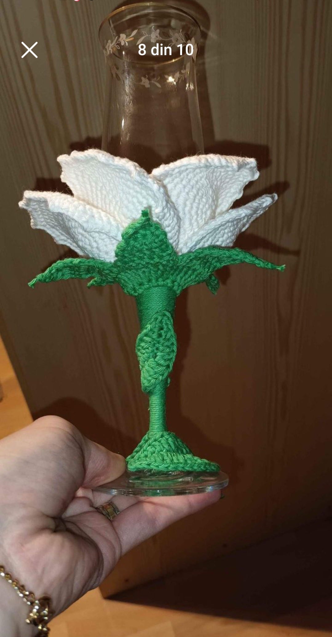 Pahare Nuntă Croșetate Handmade - Decorațiuni Evenimente Elly Roose