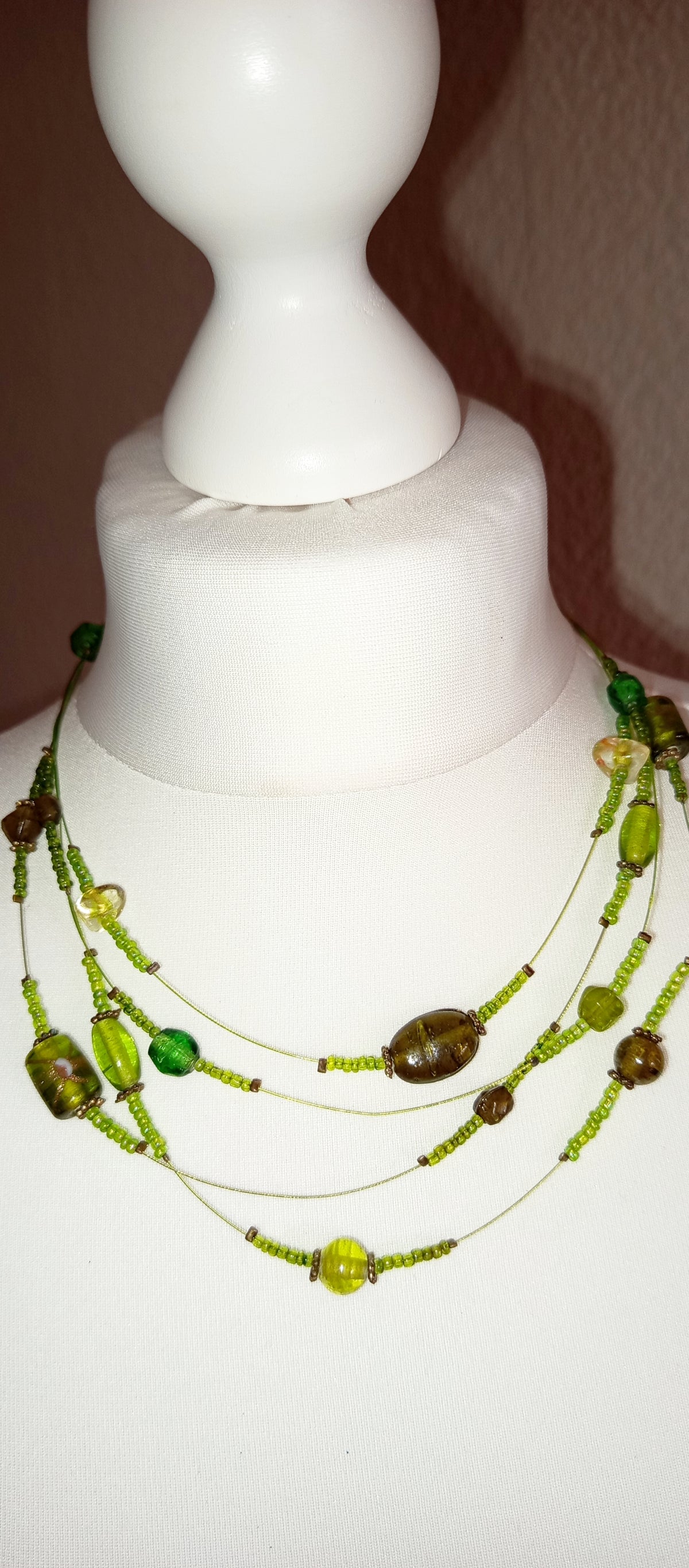 Glass necklace