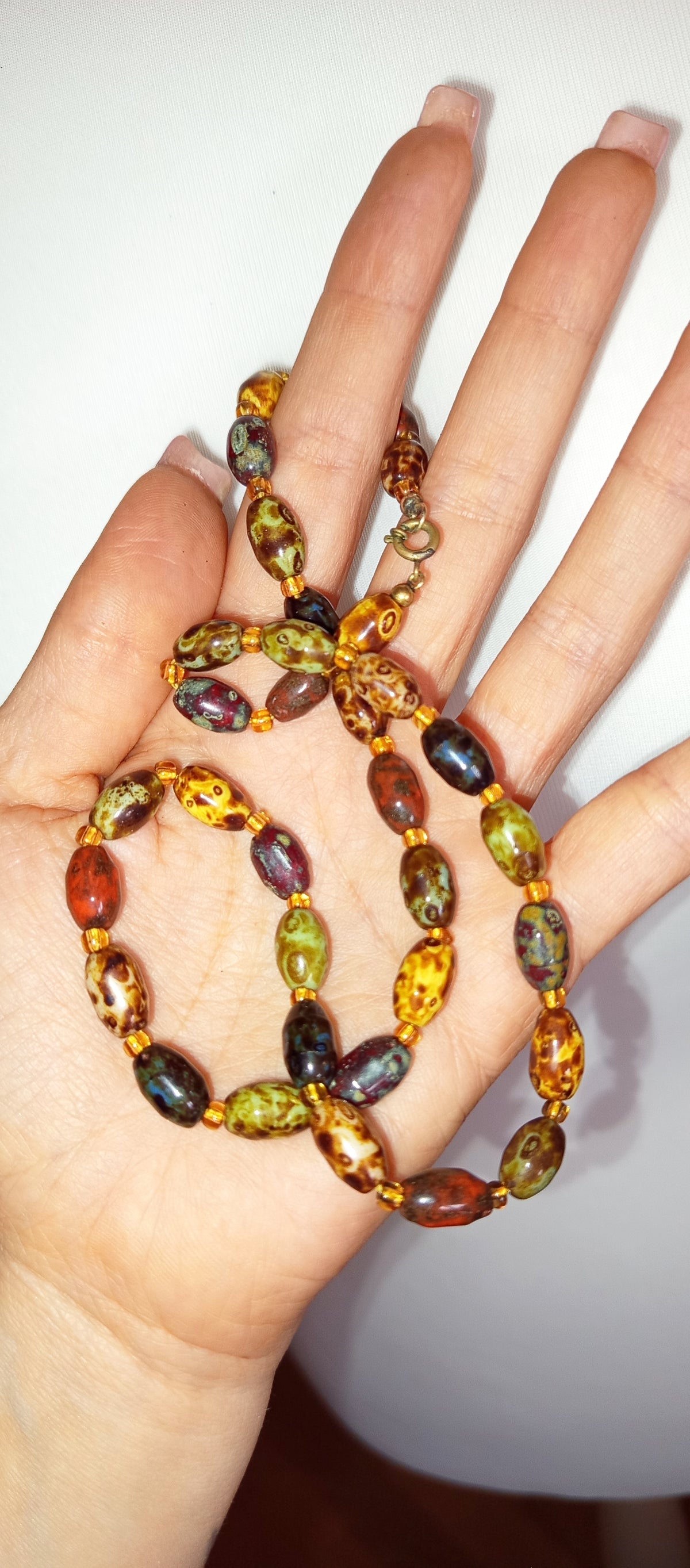 Glass necklace