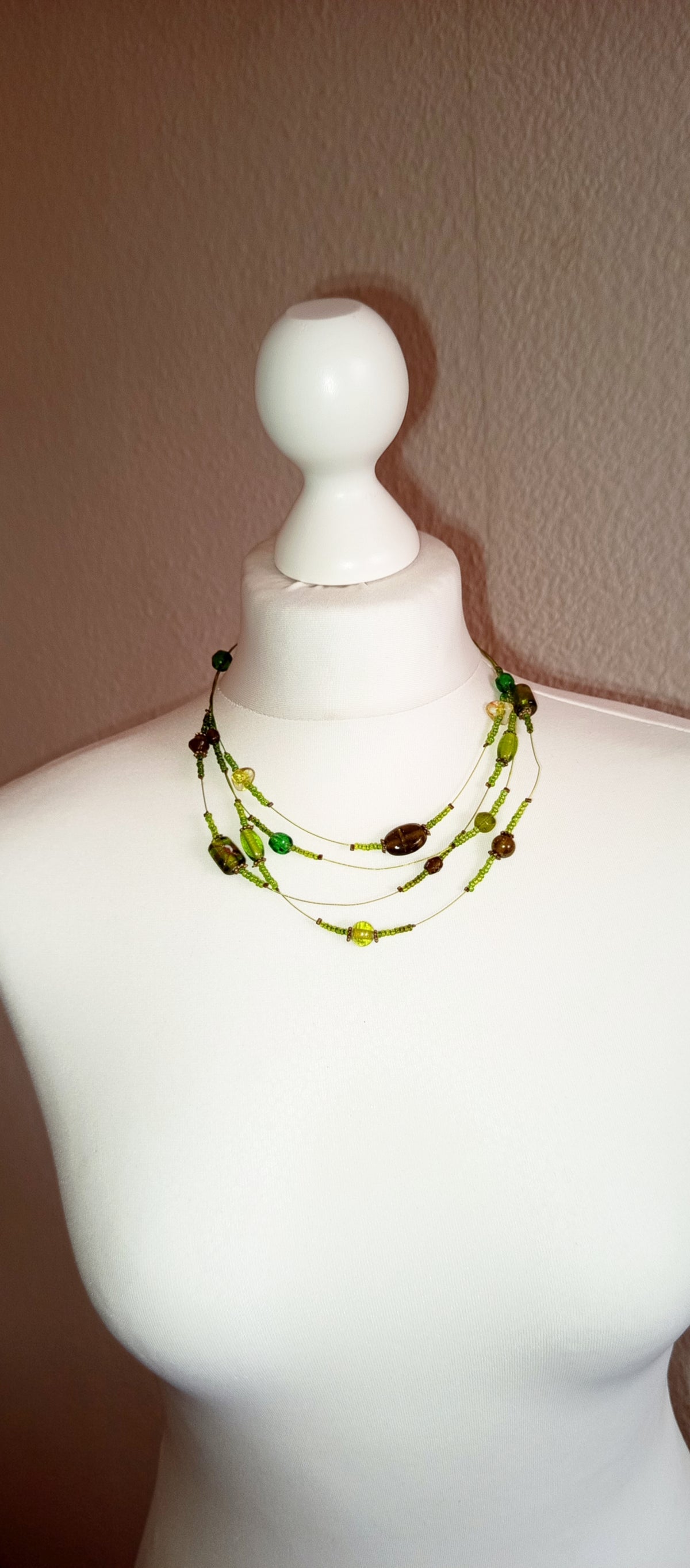 Glass necklace