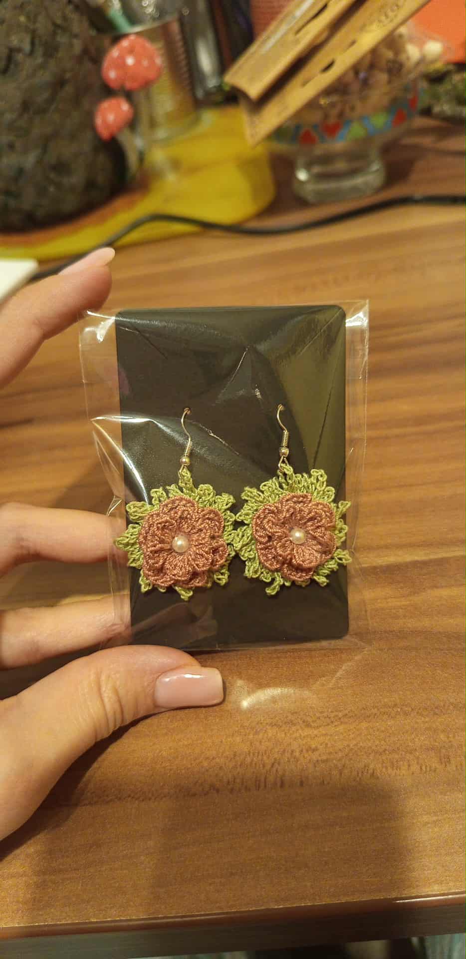 Cercei Croșetați Artizanali - Bijuterii Handmade Elly Roose