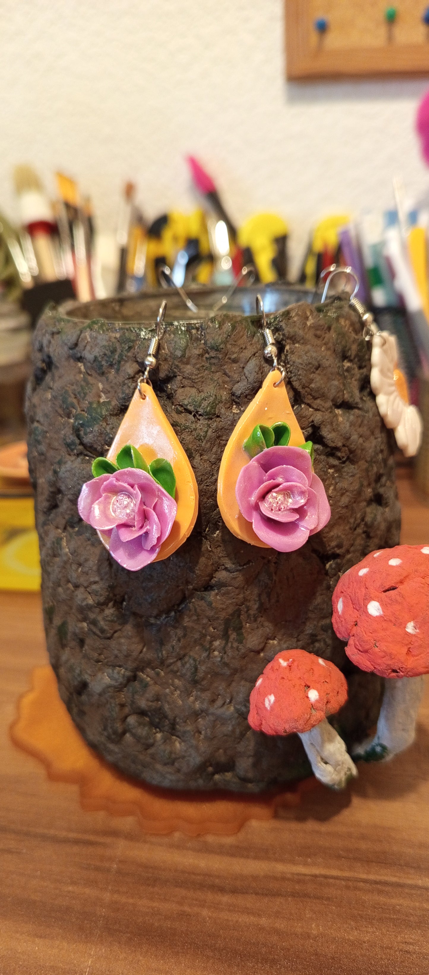 Cercei din Lut Polimeric Unici - Accesorii Artizanale Elly Roose