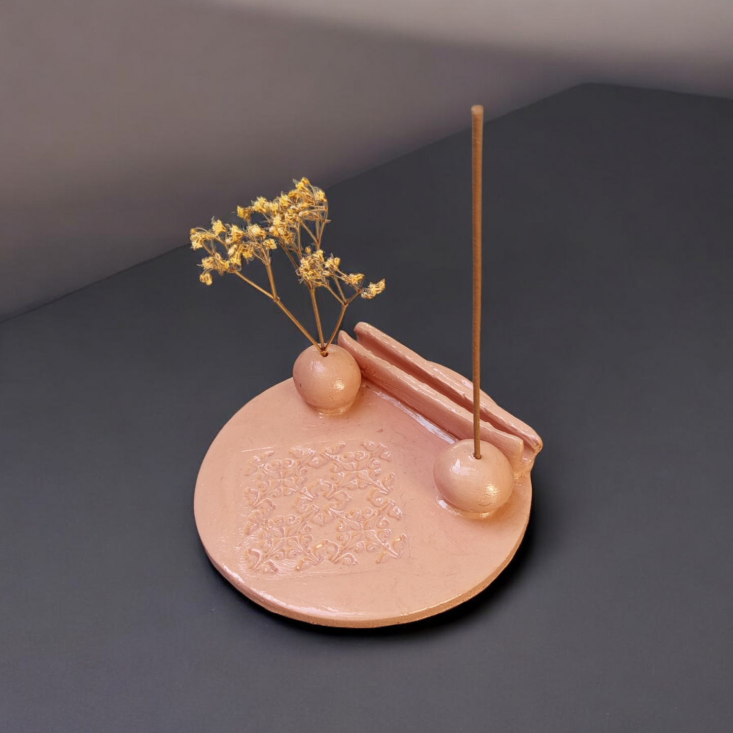 Suport Handmade pentru Bețișoare Parfumate - Lut Polimeric Artizanal