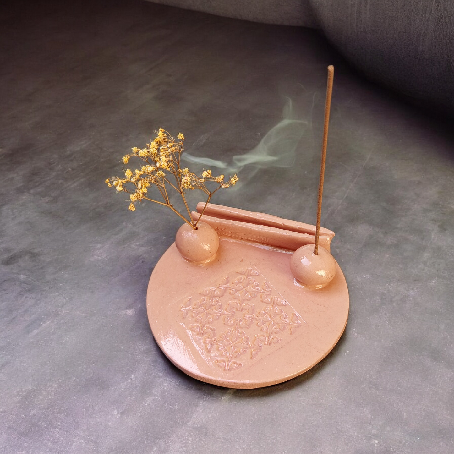 Suport Handmade pentru Bețișoare Parfumate - Lut Polimeric Artizanal