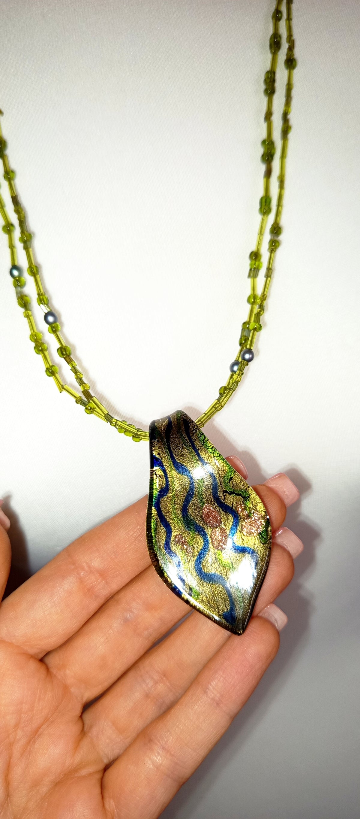 Glass necklace