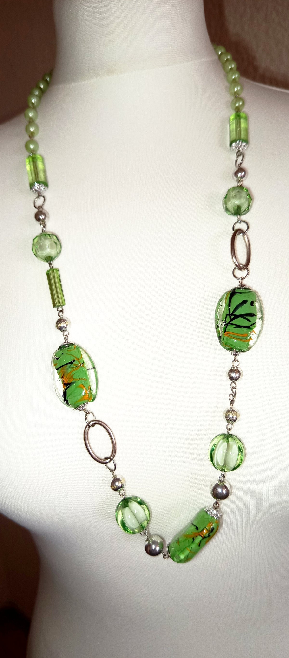Glass necklace