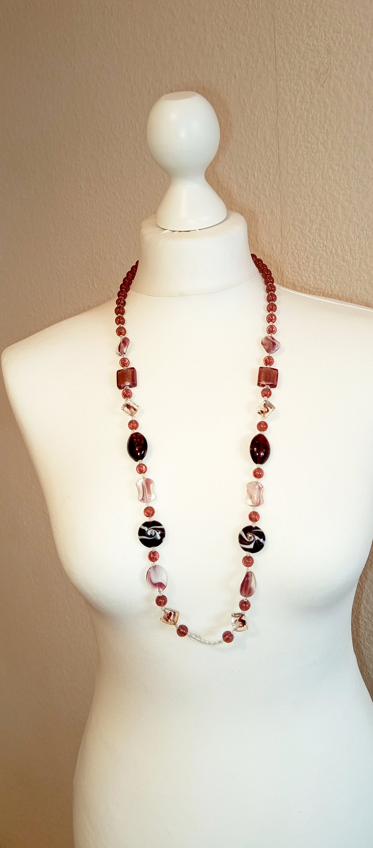 Glass necklace