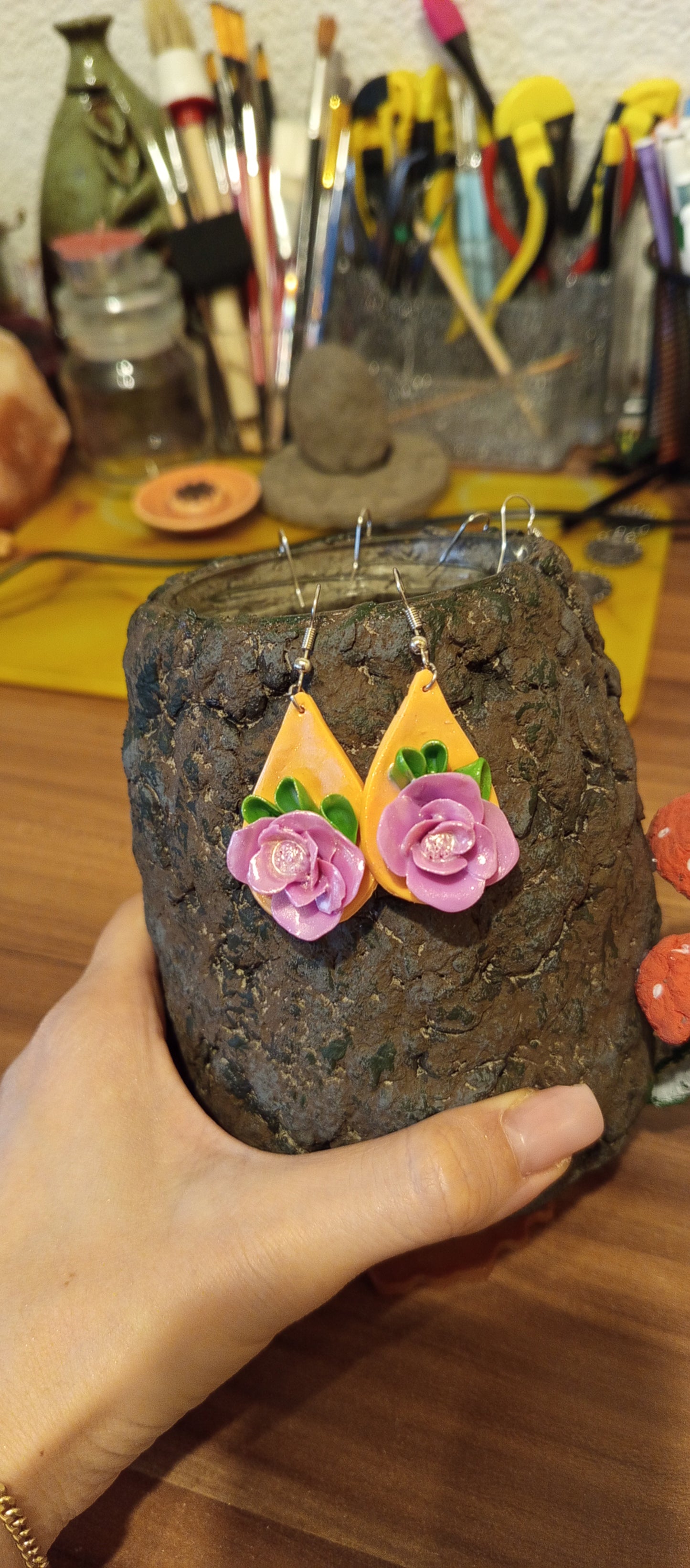 Cercei din Lut Polimeric Unici - Accesorii Artizanale Elly Roose