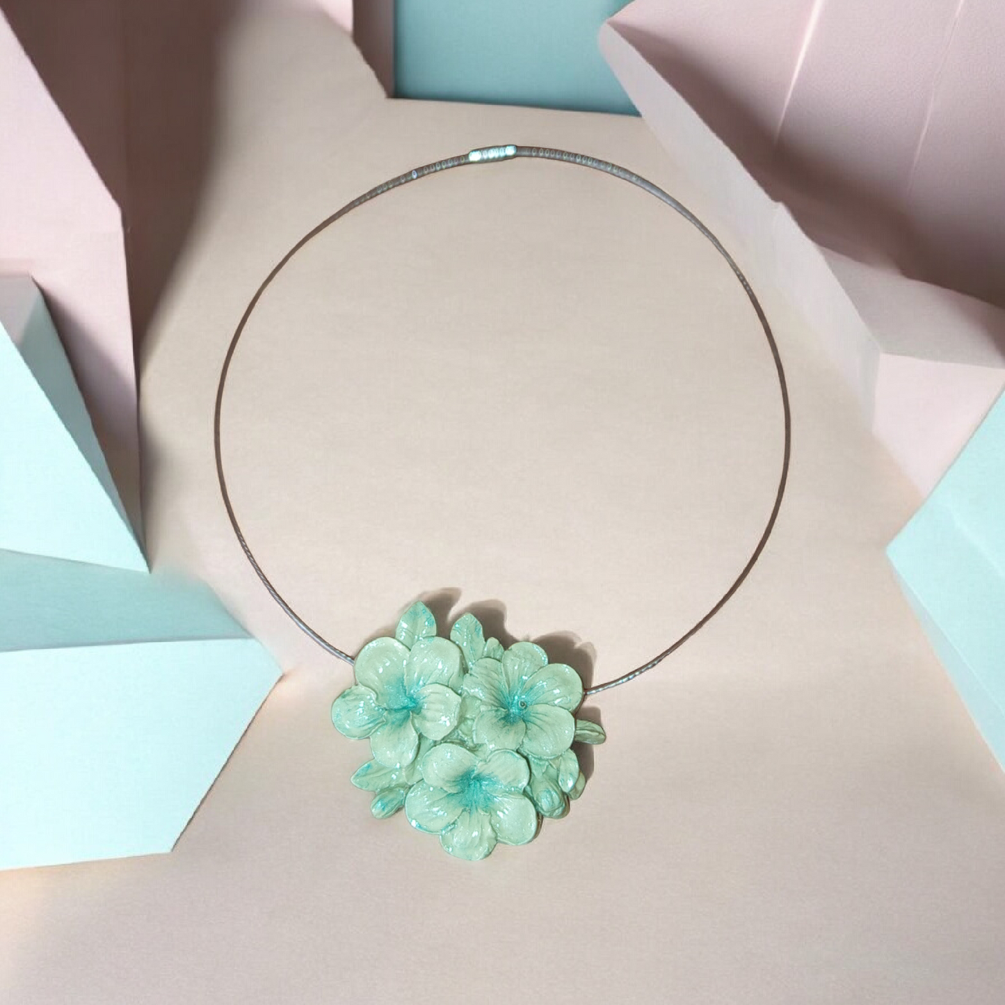 Set Colier și Cercei din Lut Polimeric Handmade