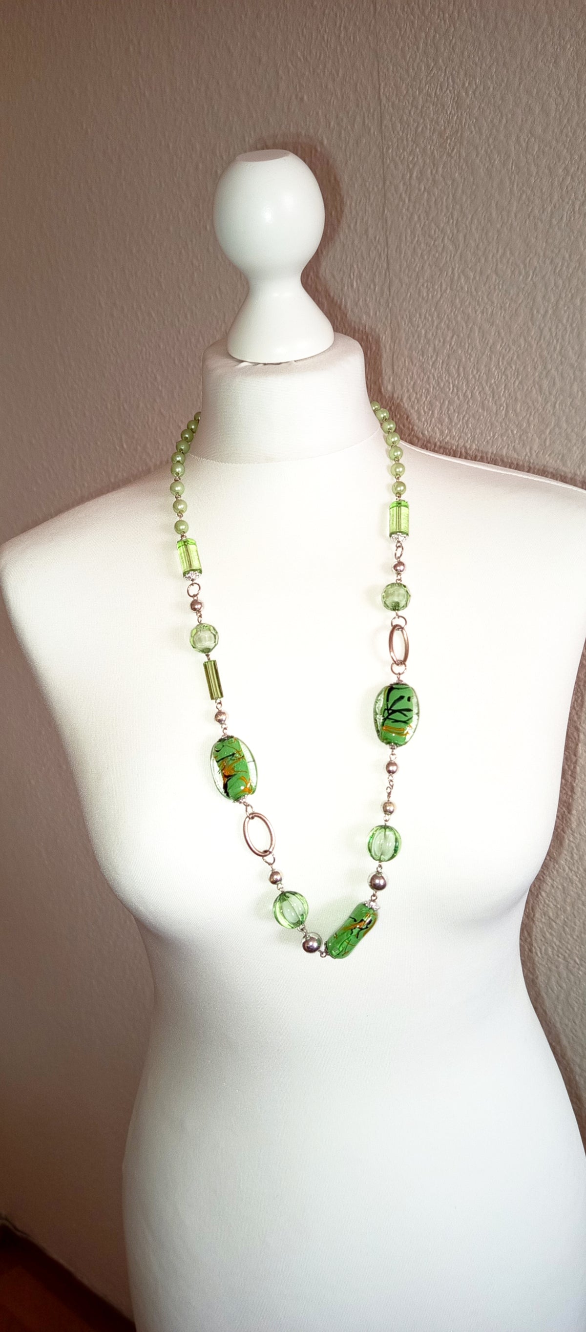 Glass necklace