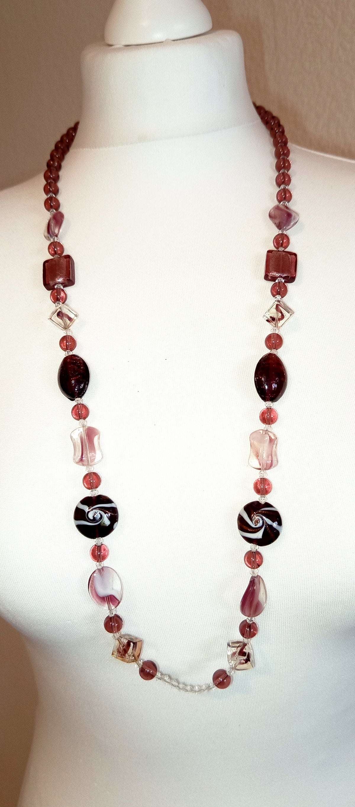 Glass necklace