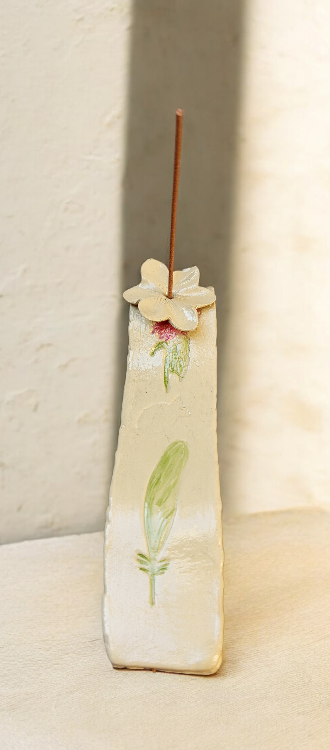 Suport Artizanal pentru Bețișoare Parfumate - Lut Polimeric Handmade