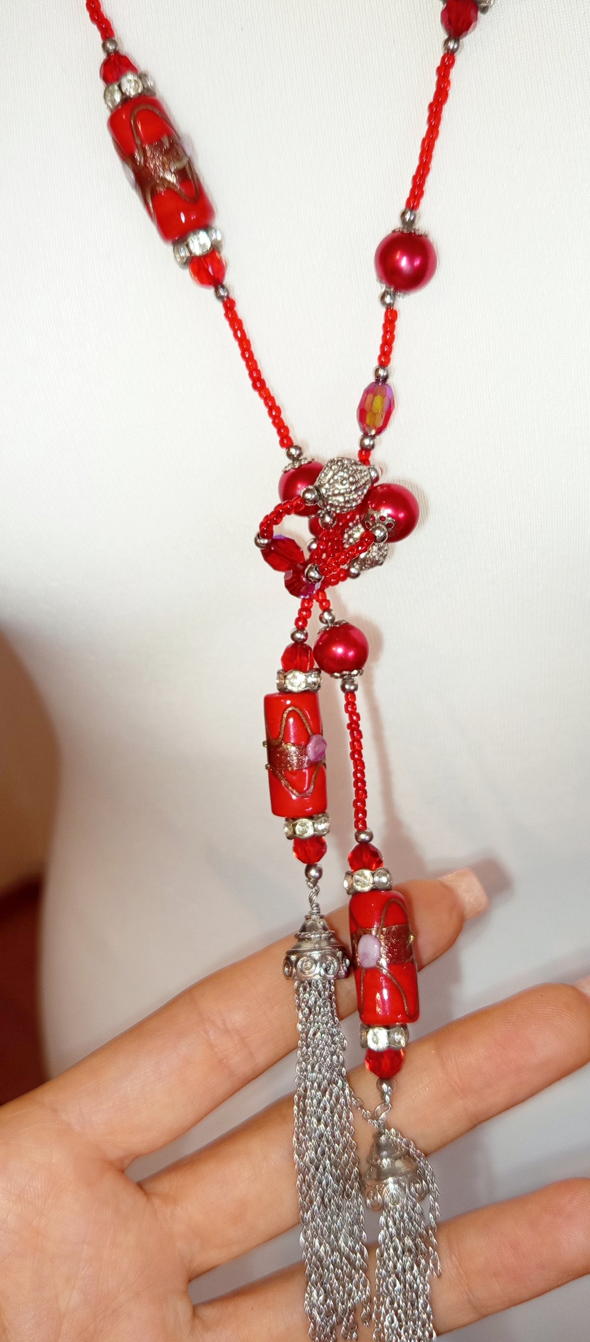 Glass necklace